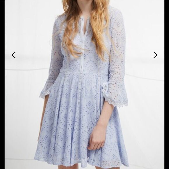 DERNA DRAPE FLUTED DRESS - Picture 4 of 7